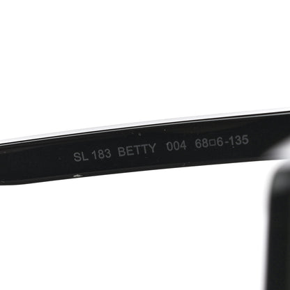 Saint Laurent Acetate Betty Sunglasses SL183 Black 7 of 8