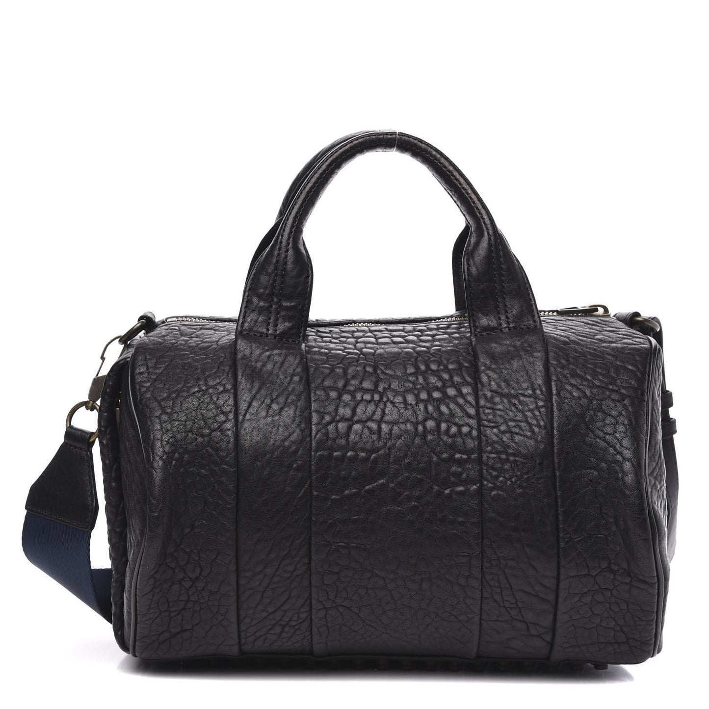 Pebbled Lambskin Rocco Black Nickel Hardware