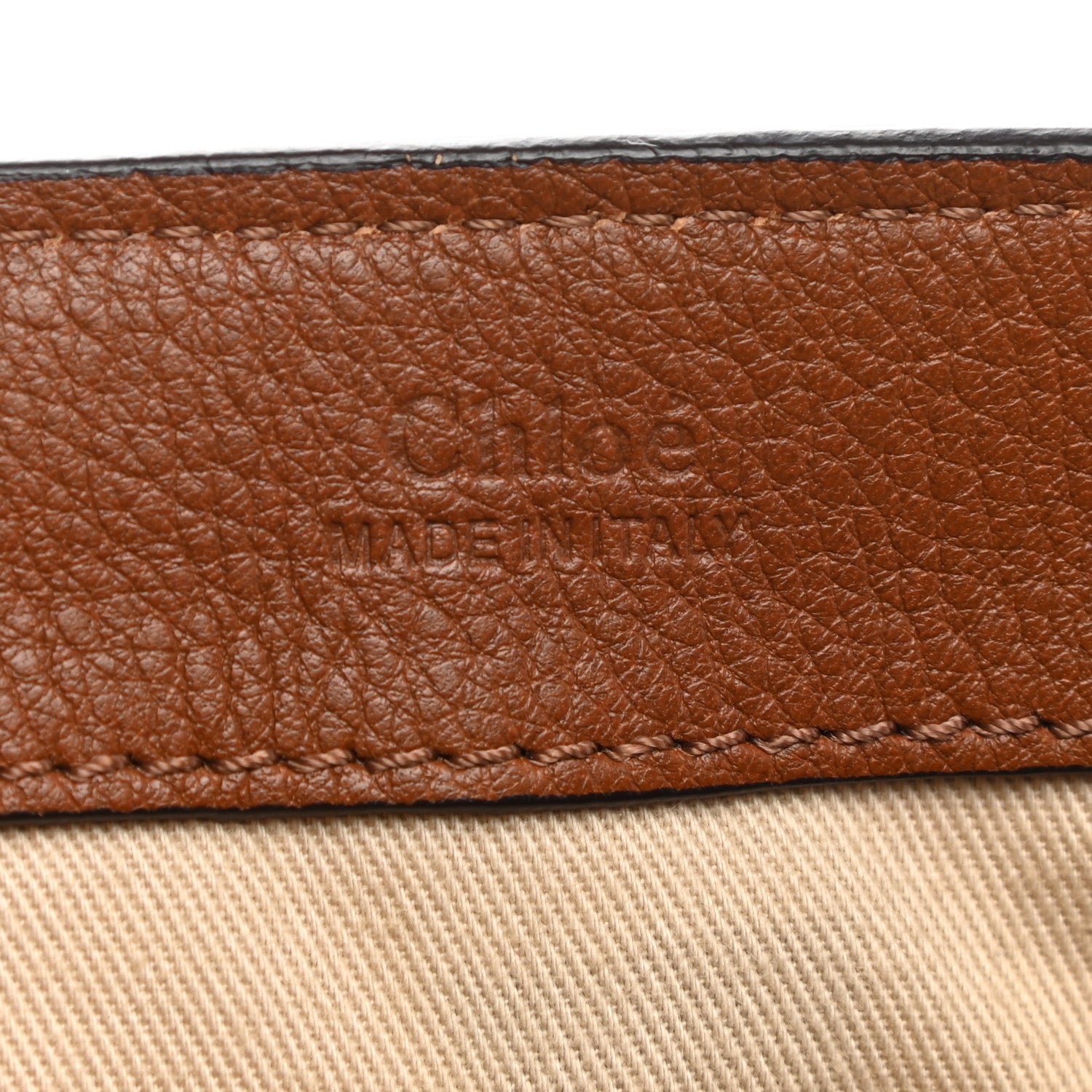Chloe Calfskin Medium Faye Day Shoulder Bag Tan 7 of 11