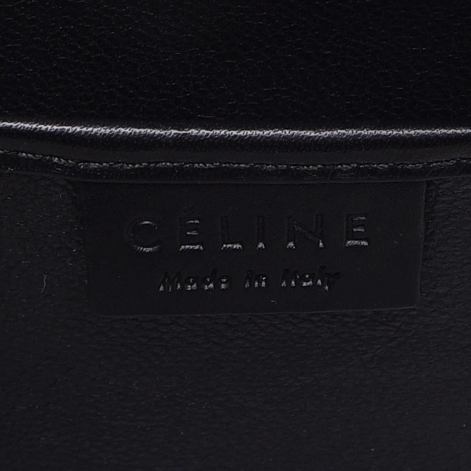 Celine Smooth Calfskin Tweed Micro Luggage Black 7 of 8