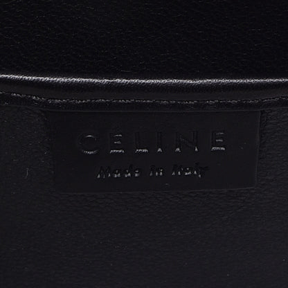 Celine Smooth Calfskin Tweed Micro Luggage Black 7 of 8