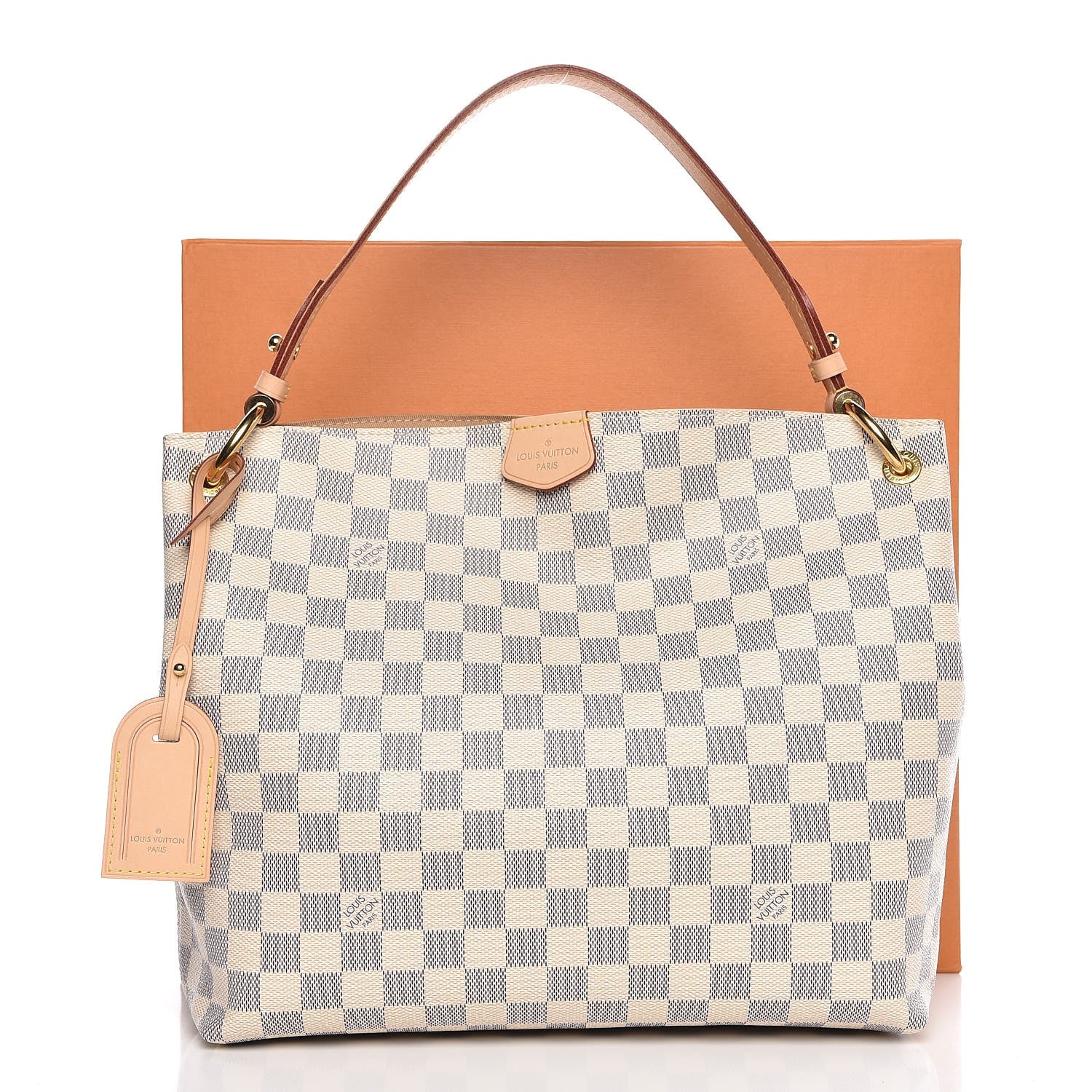 Louis Vuitton Damier Azur Graceful PM Beige 10 of 10