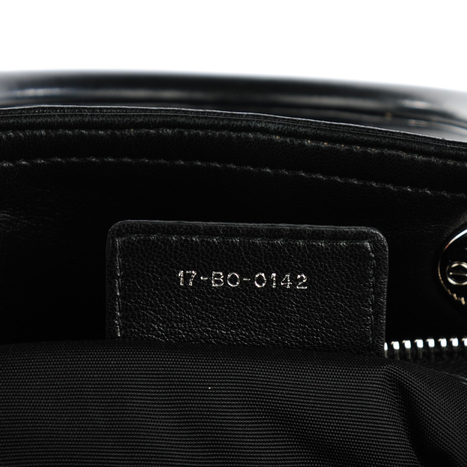 Christian Dior Lambskin Cannage Granville Polochon Black 7 of 8