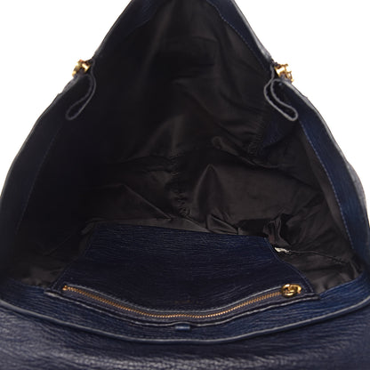 3.1 Phillip Lim 3.1 Textured Calfskin Large Pashli Satchel Ink 5 of 17
