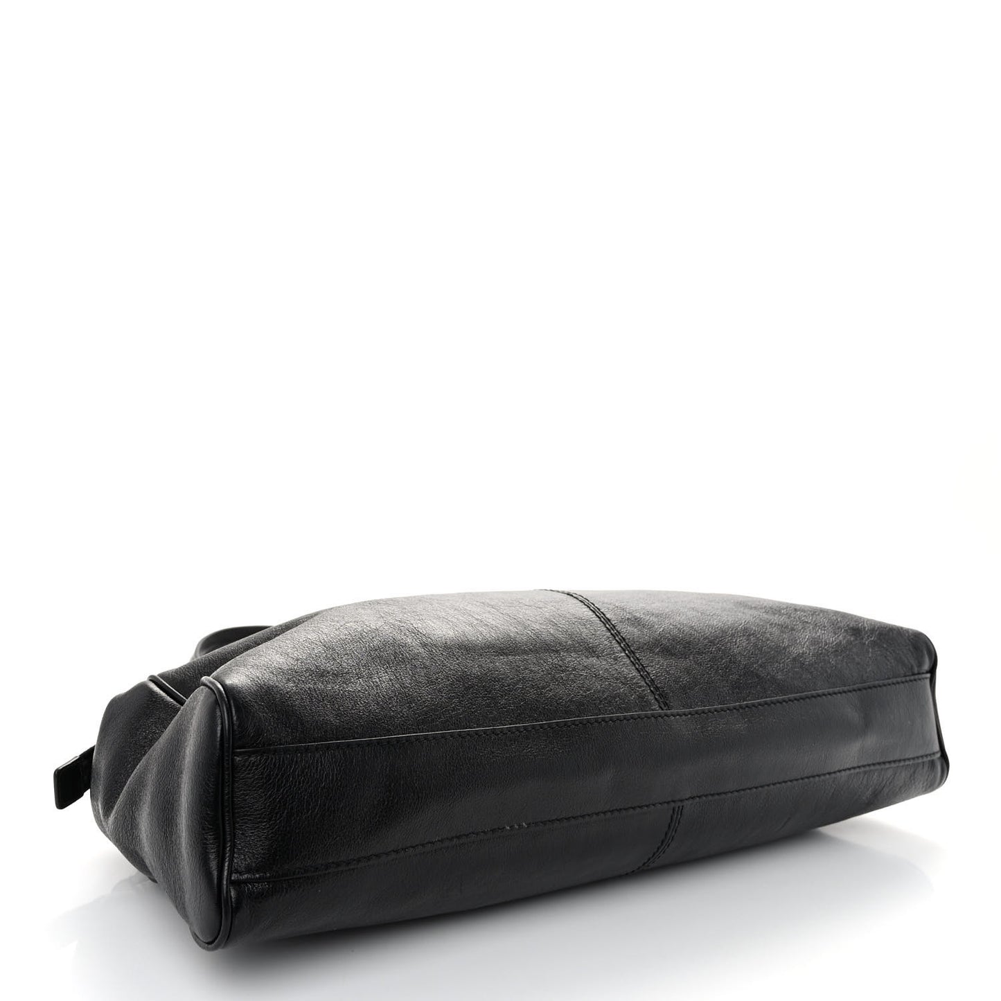 Calfskin Large Re(Belle) Top Handle Bag Black