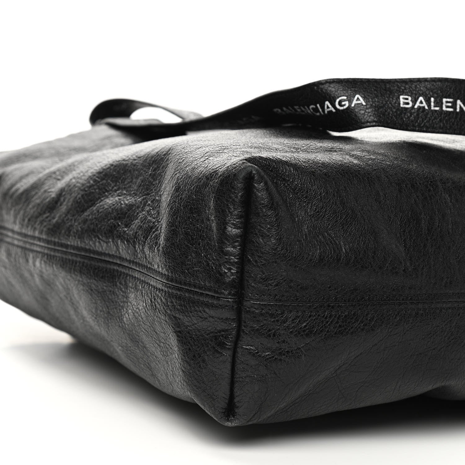Balenciaga Agneau Logo Printed Carry Tote S Black 9 of 11