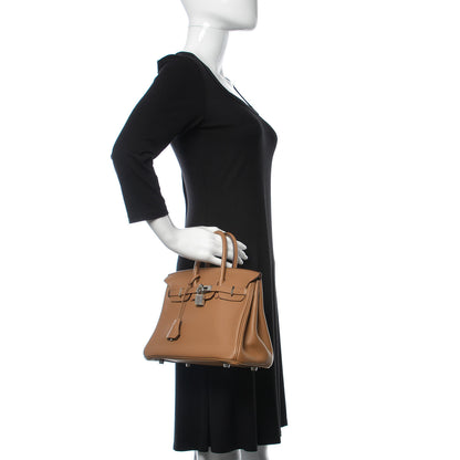 Hermes Swift Birkin 25 Biscuit 2 of 34