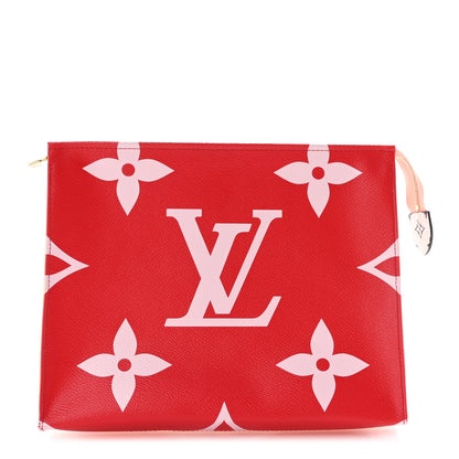 Louis Vuitton Monogram Giant Toiletry Pouch 26 Rouge 1 of 6