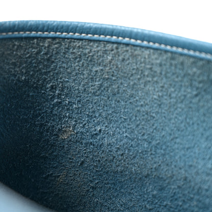 Hermes Taurillon Clemence EVELYNE III PM Blue Jean 11 of 12