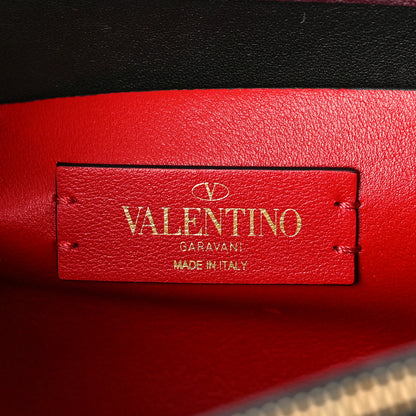 Valentino Garavani Grained Calfskin Large VSling Shoulder Bag Rubin 6 of 8