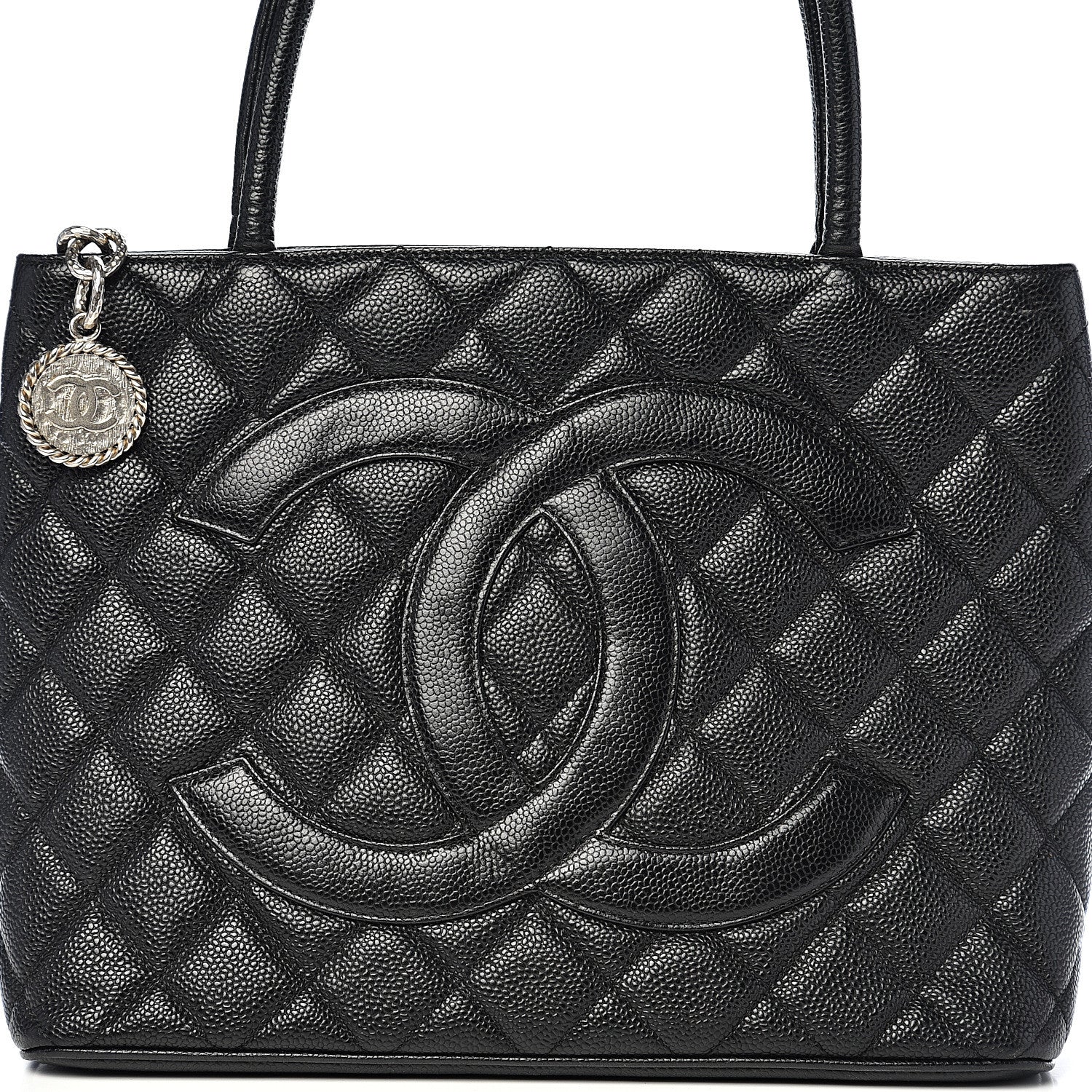 Chanel Caviar Quilted Medallion Tote Black 9 of 9