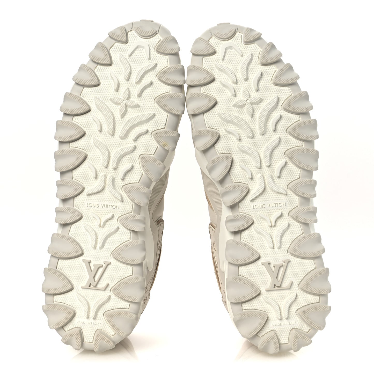 Calfskin LV Rush Sneakers 41 Cream