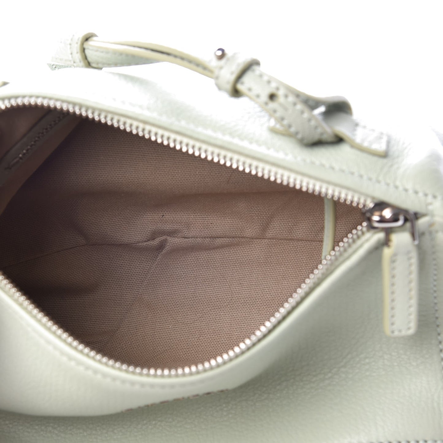 Sugar Goatskin Mini Pandora Aqua Green