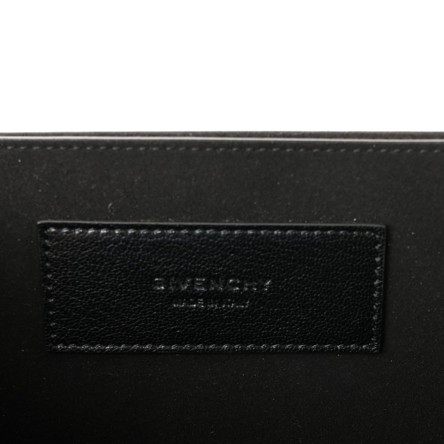 Sugar Goatskin Suede Medium GV3 Shoulder Bag Black Grey