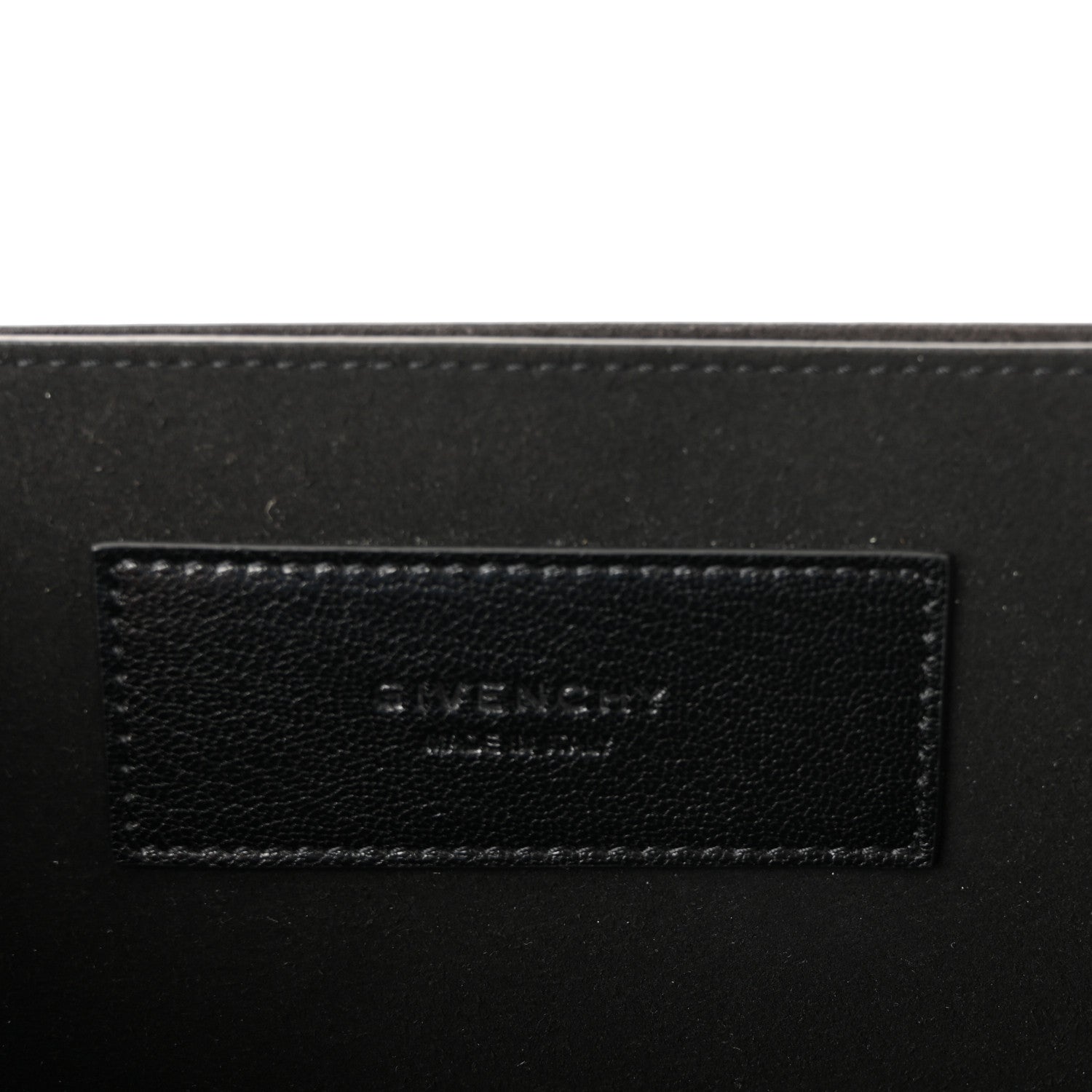 Givenchy Sugar Goatskin Suede Medium GV3 Shoulder Bag Black Grey 6 of 9