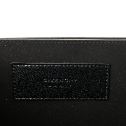 Givenchy Sugar Goatskin Suede Medium GV3 Shoulder Bag Black Grey 6 of 9