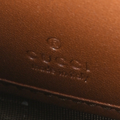 Gucci New Denim GG Monogram  Zip Around Continental Wallet  Blue Tea Cuir 6 of 7