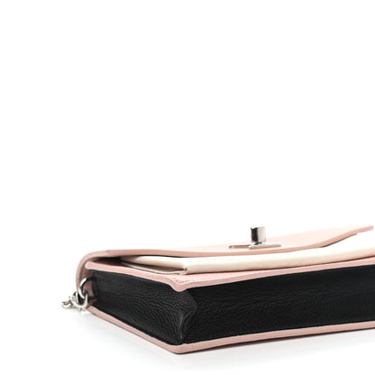Louis Vuitton Calfskin My Lockme Chain Pochette Rose Ballet White 9 of 11