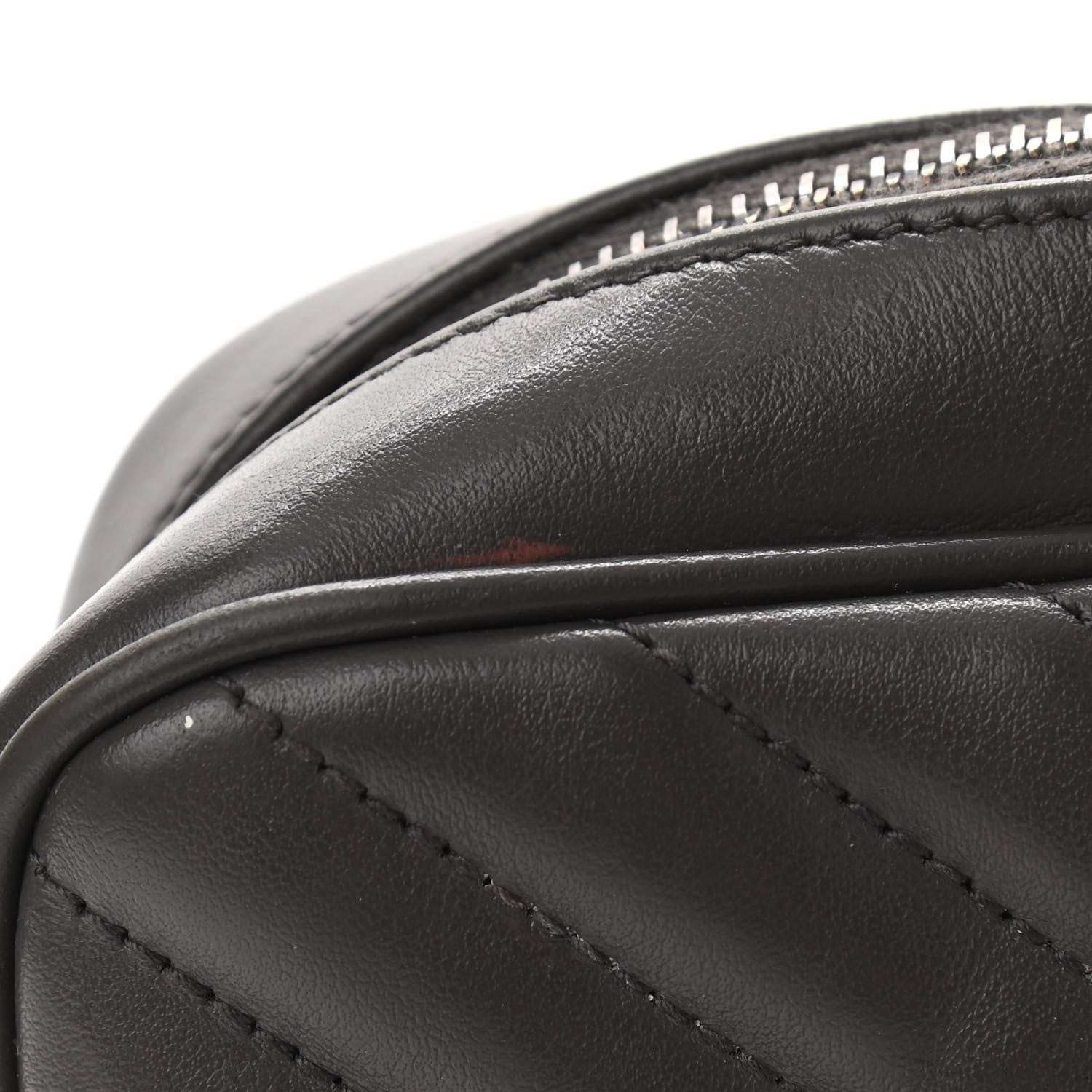 Saint Laurent Calfskin Matelasse Monogram Lou Camera Bag Sea Pebble 10 of 13
