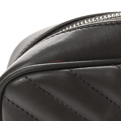 Saint Laurent Calfskin Matelasse Monogram Lou Camera Bag Sea Pebble 10 of 13
