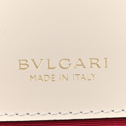 Bulgari Calfskin Serpenti Forever Small Crossbody Bag White Agate 7 of 11