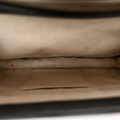 Gucci Calfskin Bamboo Web Large Dionysus Top Handle Bag Black Bright Evergreen Hibiscus Red 7 of 14