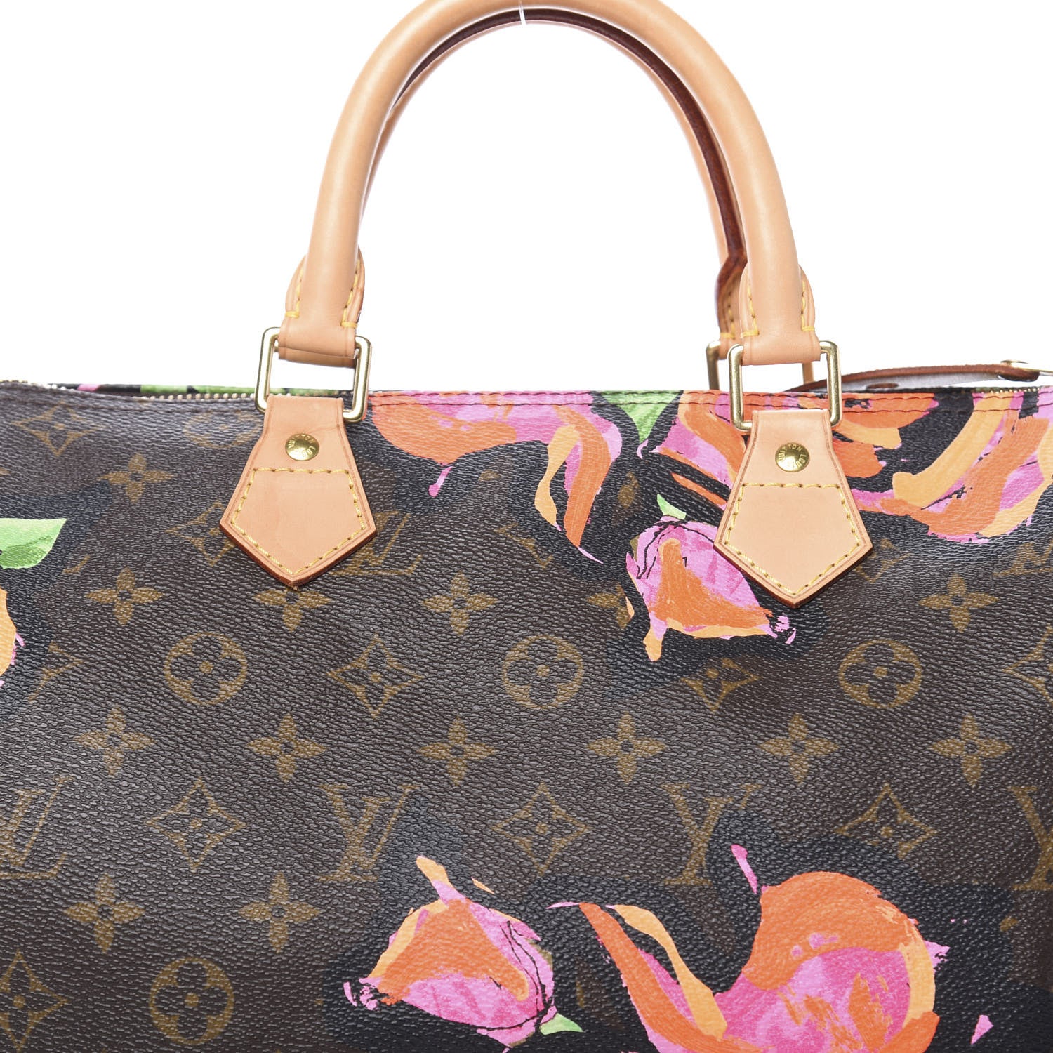 Louis Vuitton Monogram Roses Speedy 30 10 of 10