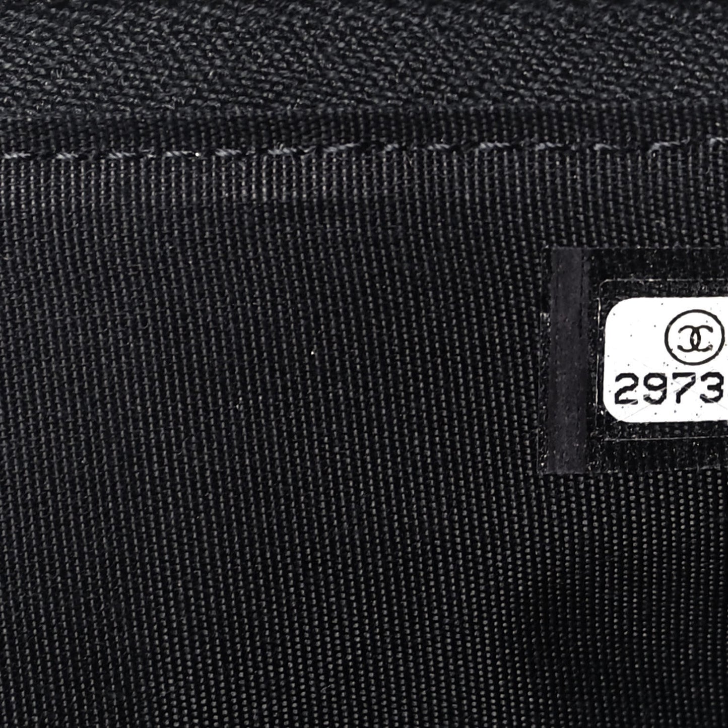 Caviar Quilted Classic Flat Wallet Pouch So Black