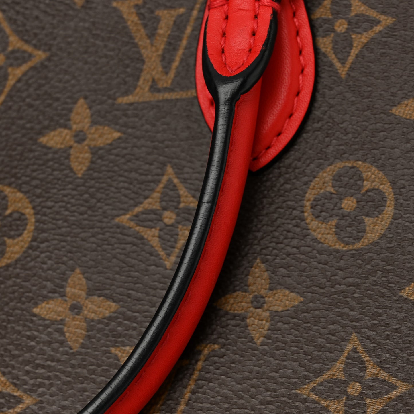 Monogram Flower Tote Coquelicot