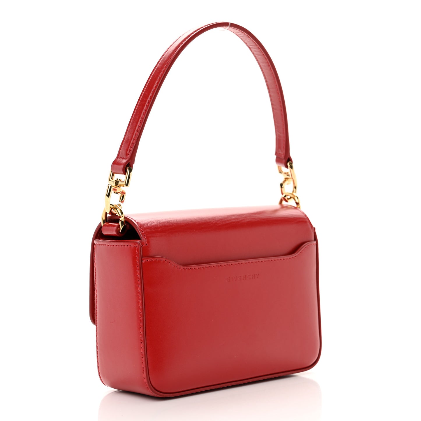 Box Calfskin Small 4G Cube Chain Shoulder Bag Dark Red