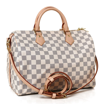 Louis Vuitton Damier Azur Speedy Bandouliere 30 3 of 12