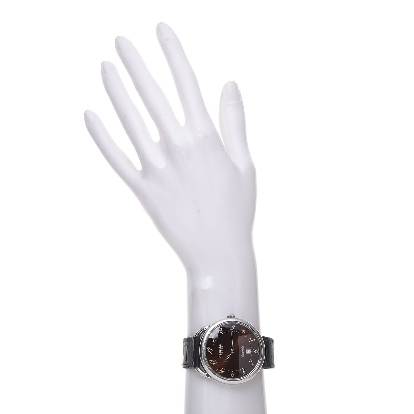 Stainless Steel Alligator 41.5mm Arceau Automatic Watch Havane