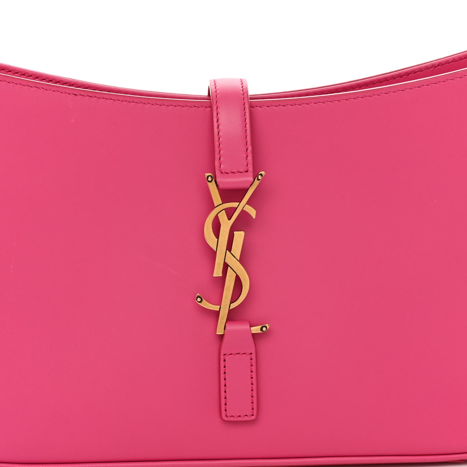 Saint Laurent Smooth Calfskin Le 5 A 7 Hobo Bubblegum 7 of 10