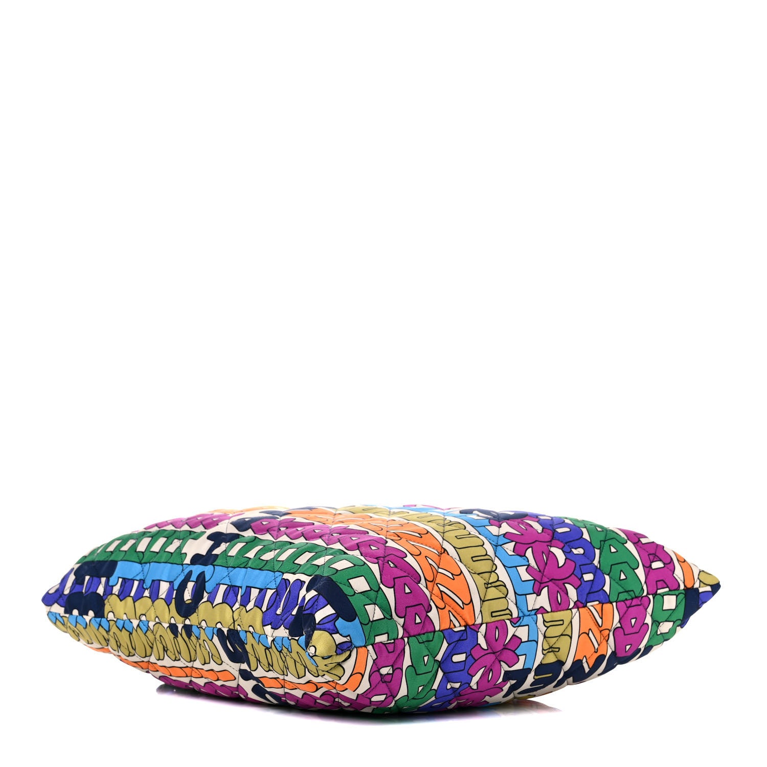 Chanel Printed Silk CC Tote Multicolor 4 of 9