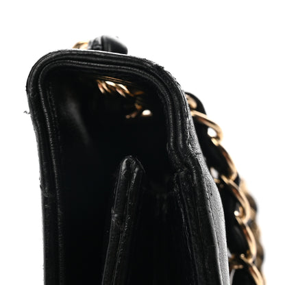 Chanel Lambskin Quilted Large Golden Class Flap Black 10 of 10