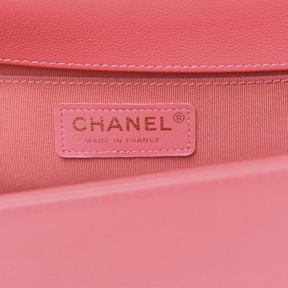 Chanel Caviar Quilted Medium Boy Flap Pink 6 of 10