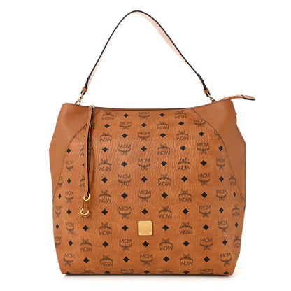 MCM Visetos Large Klara Hobo Cognac 1 of 10