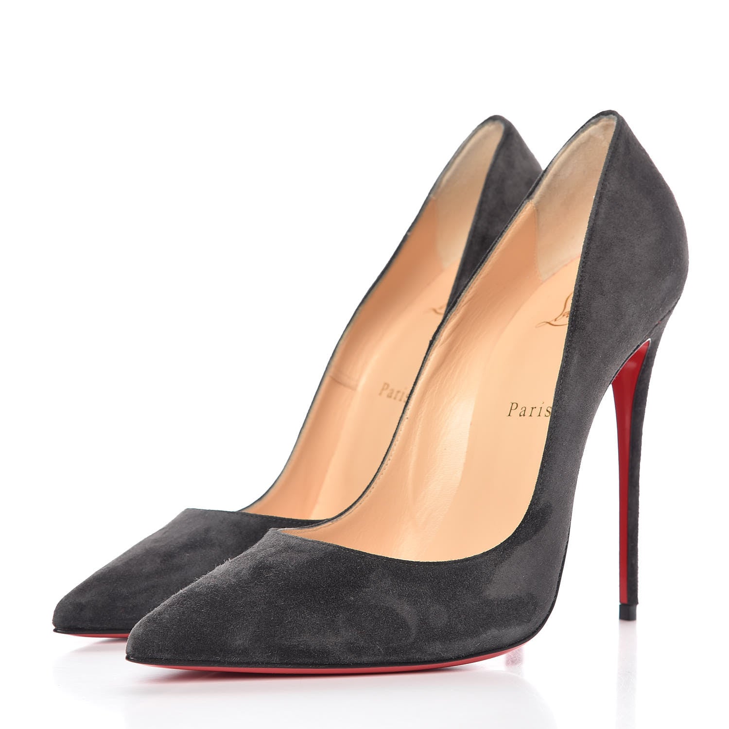 Christian Louboutin Suede So Kate 120 Pumps 41 Charbon 3 of 12