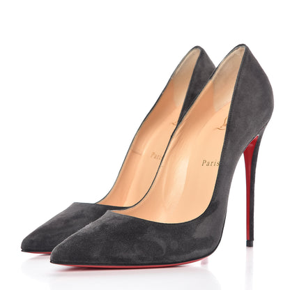 Christian Louboutin Suede So Kate 120 Pumps 41 Charbon 3 of 12