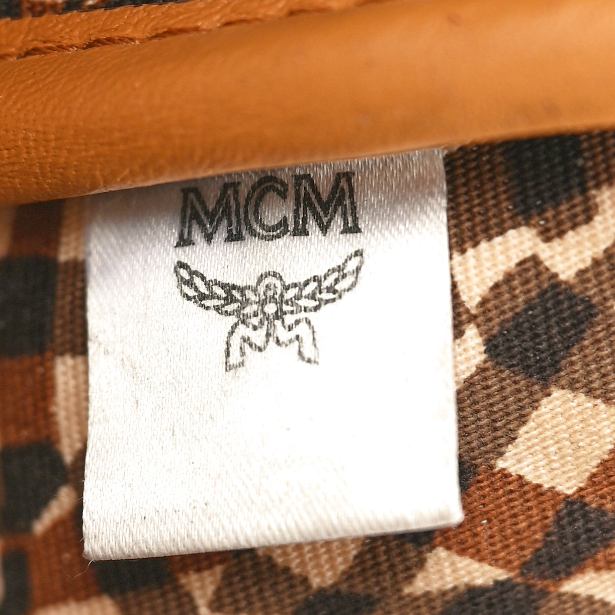 Visetos Liz Shopper Tote Pouch Cognac