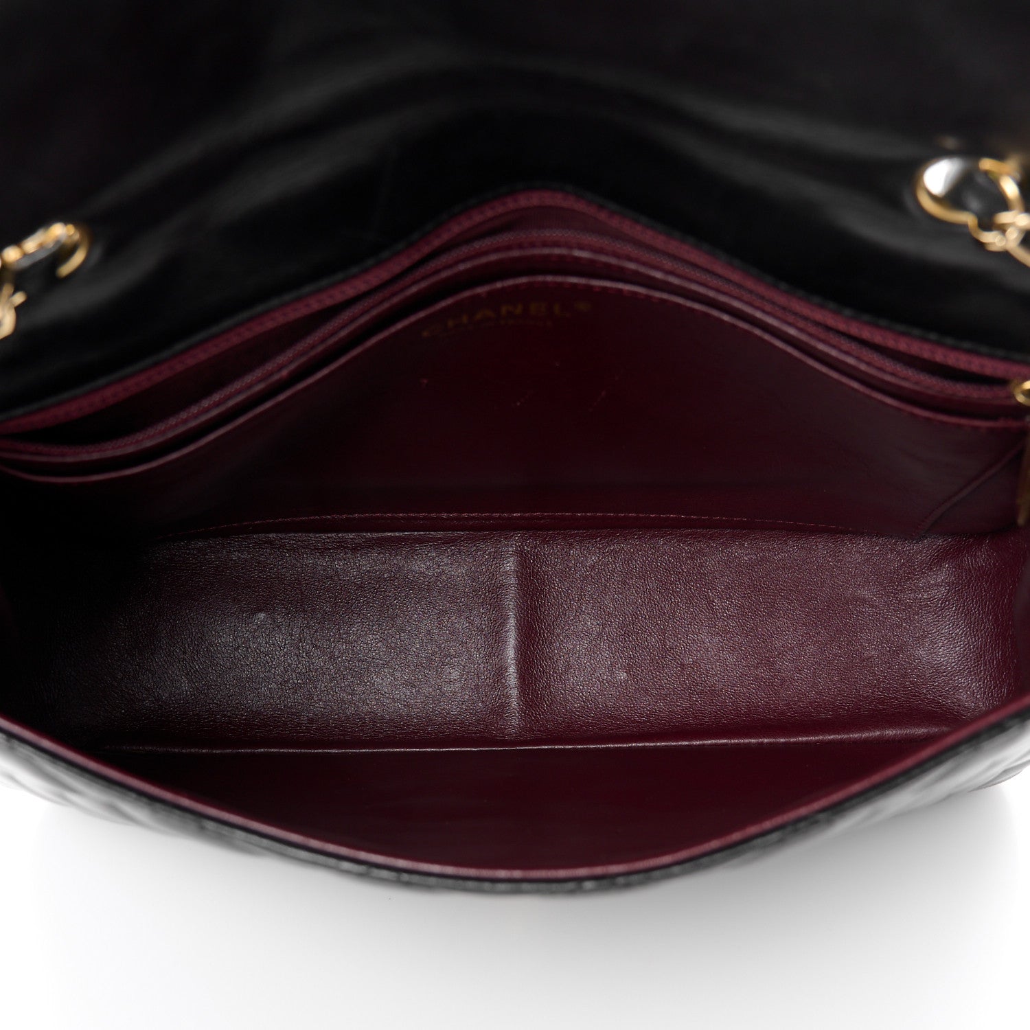 Chanel Lambskin Quilted Jumbo Single Flap Black 5 of 11