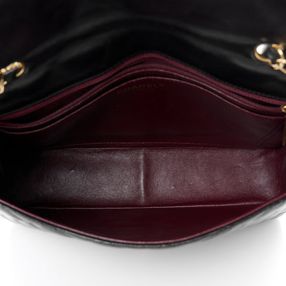 Chanel Lambskin Quilted Jumbo Single Flap Black 5 of 11