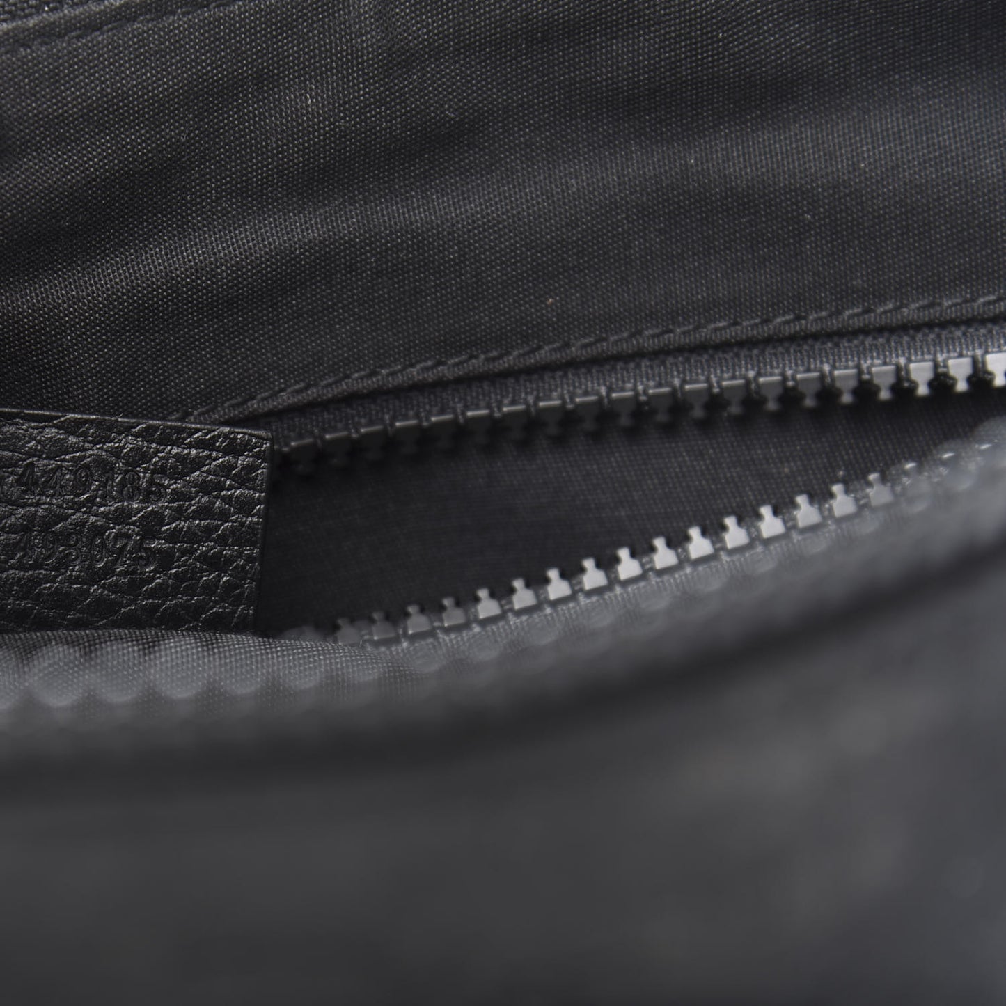 Nylon Monogram Medium Flat Messenger Bag Black