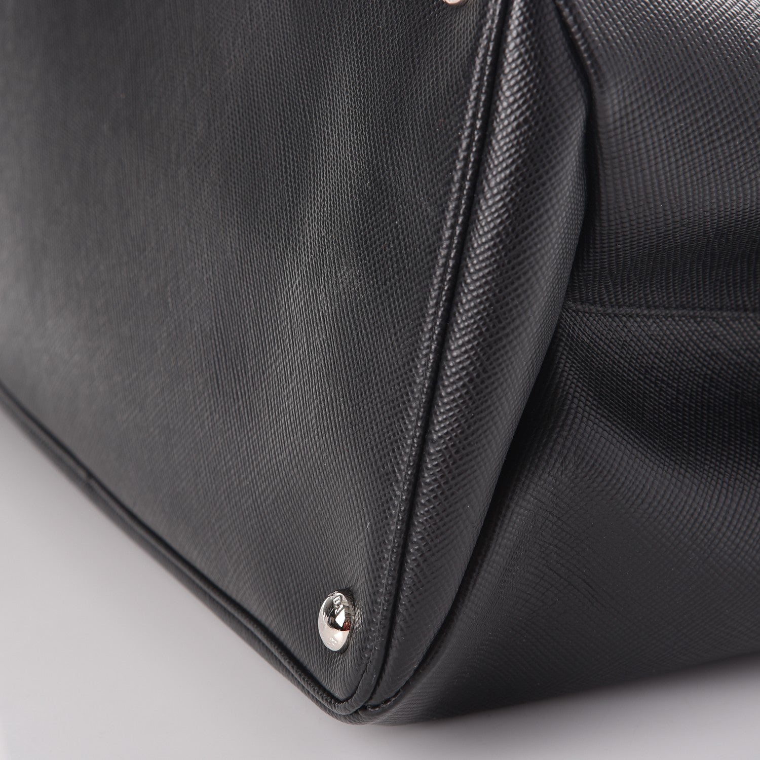 Prada Saffiano Cuir Twin Tote Nero Black 14 of 15
