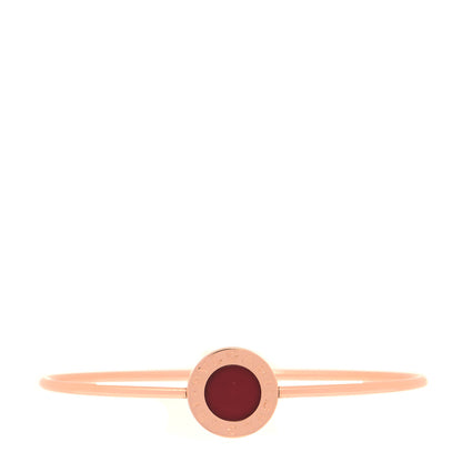 Bulgari 18K Rose Gold Carnelian BVLGARI BVLGARI Bangle Bracelet S 1 of 5