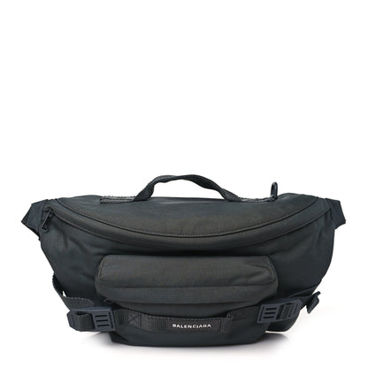 Balenciaga Recycled Casual Nylon Large Army Beltpack Dark Grey 1 of 9