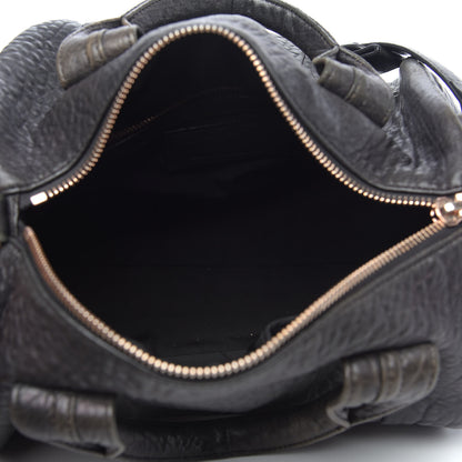 Alexander Wang Pebbled Lambskin Rocco Black Rose Gold Hardware 5 of 15