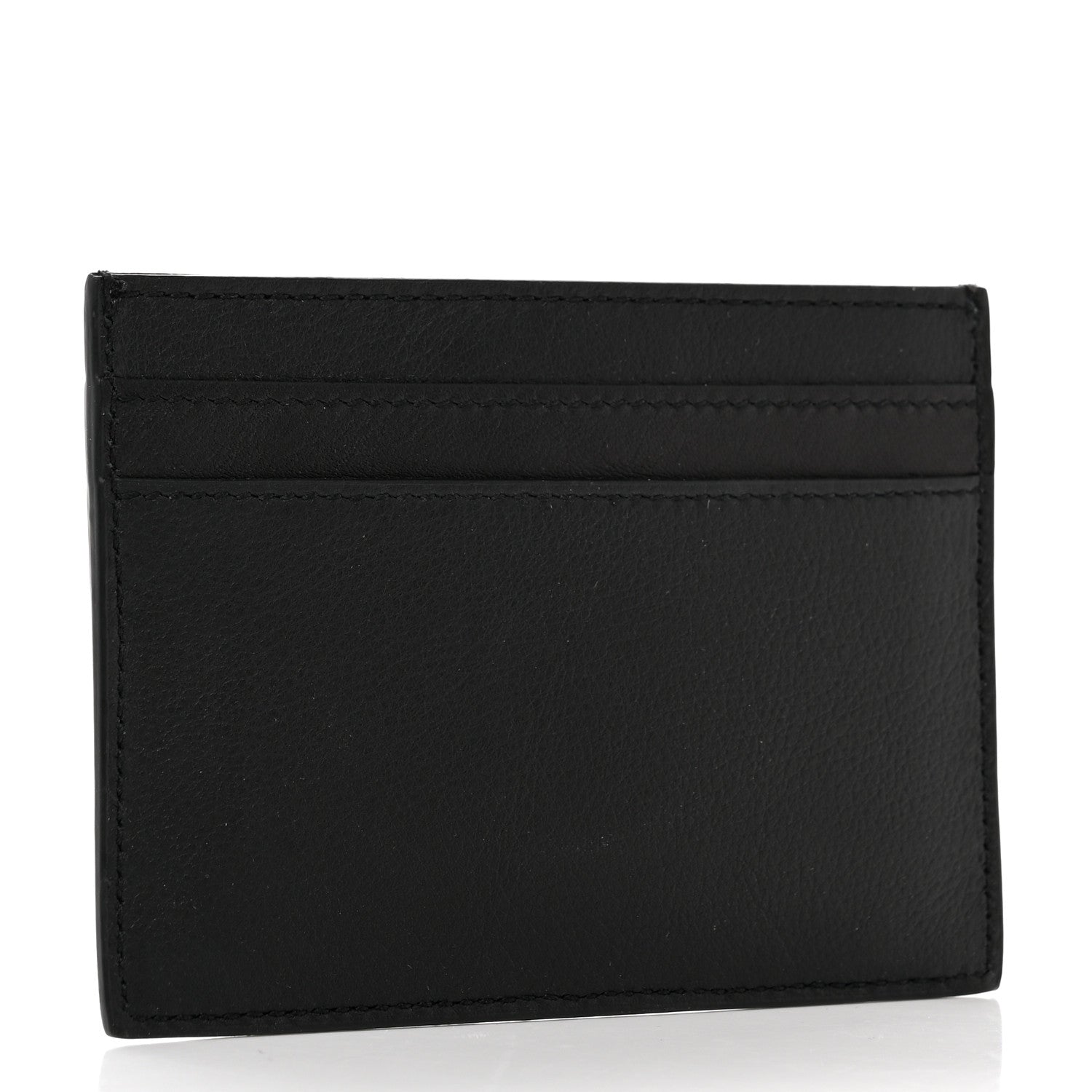 Saint Laurent Calfskin Monogram Card Case Black 3 of 7