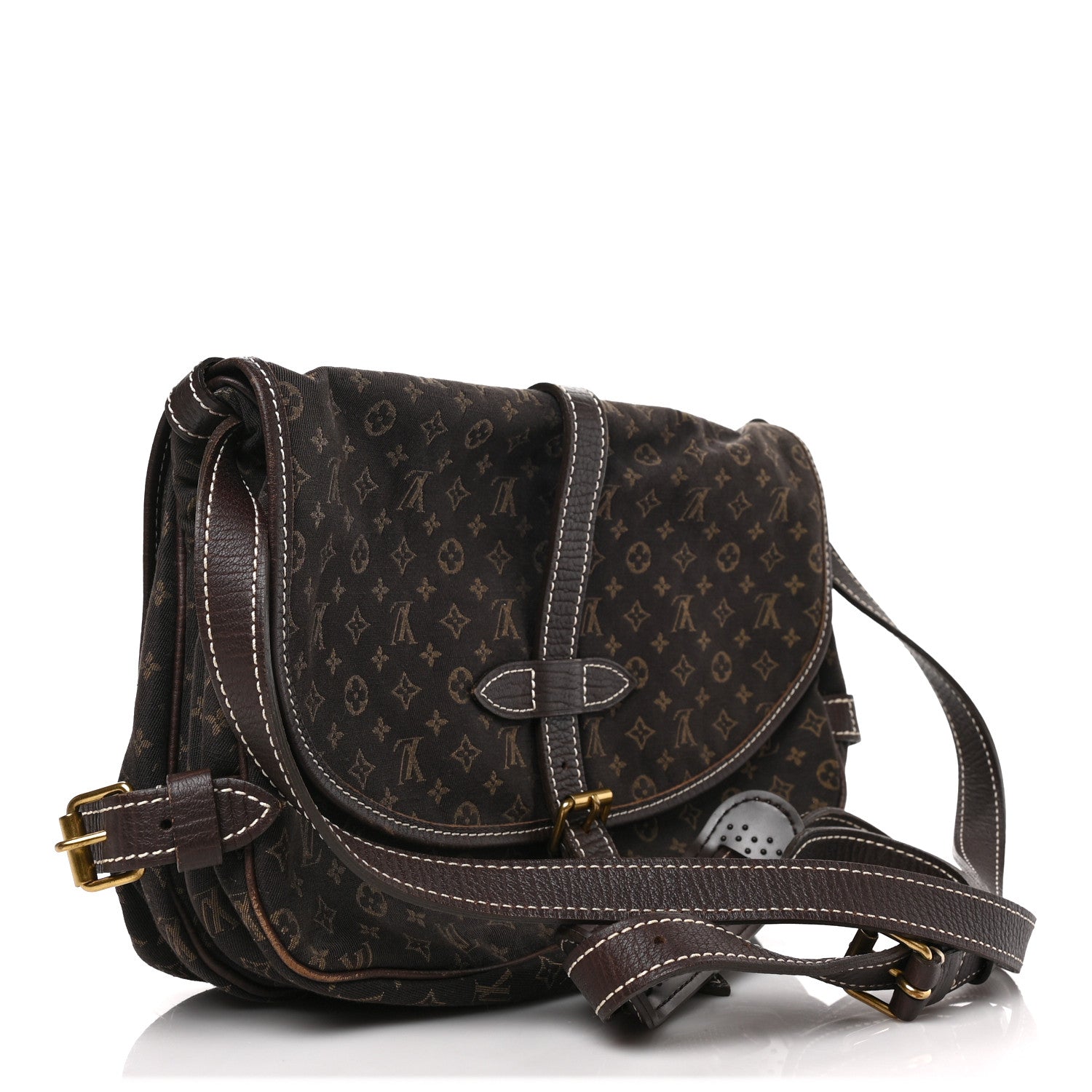 Louis Vuitton Monogram Mini Lin Saumur Ebene 3 of 8