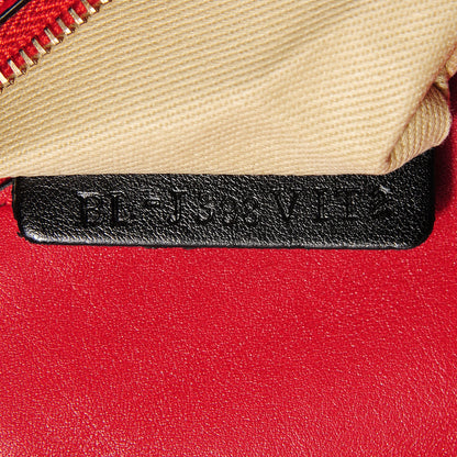 Valentino Garavani Vitello Medium Glam Lock Rockstud Flap Red 7 of 7